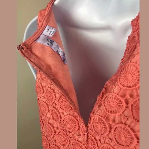Alya Coral Dress XS - Picture 5 of 5